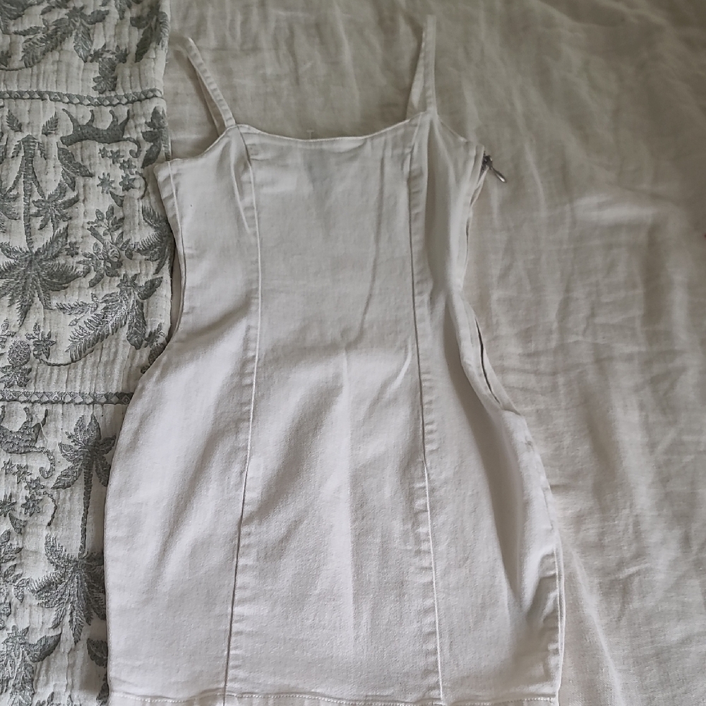 H&M Cream Spaghetti Strap Dress
